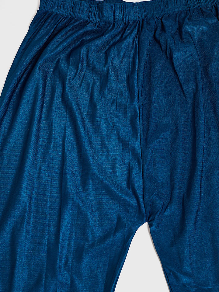 Neerus Pink & Blue Zari Lehenga Set