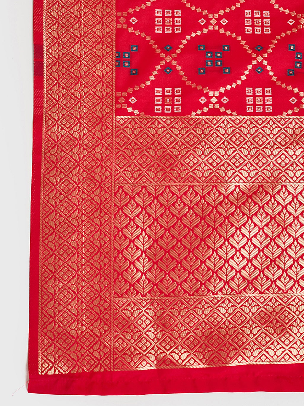 Neerus Pink & Blue Zari Lehenga Set