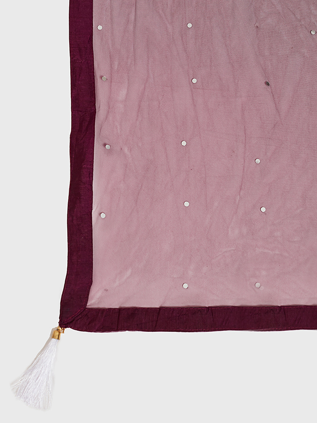 Neerus Maroon Georgette Anarkali Suit Set - detail view 2
