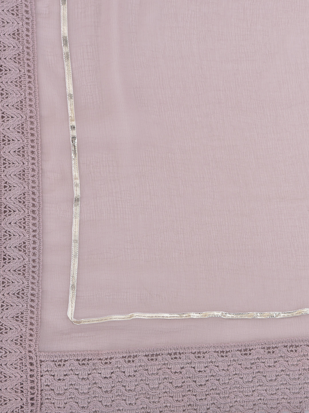 Neerus Purple embroidered sharara set with jacket - detail view 1