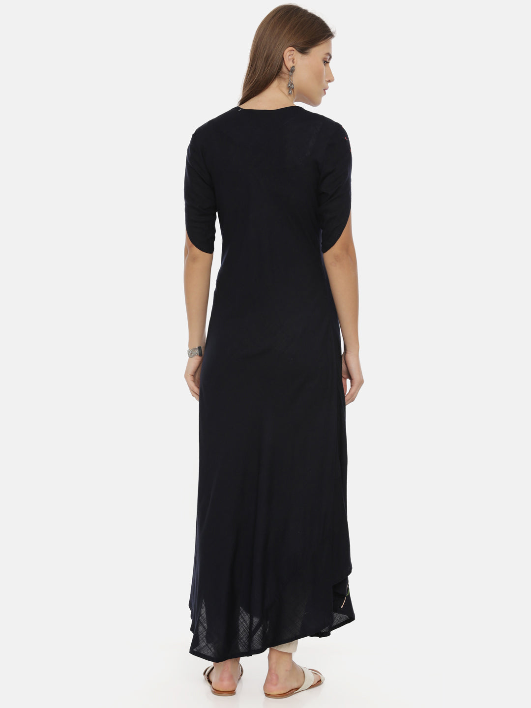 Neerus Women Baby Pink Color Cotton Fabric Tunic "46"