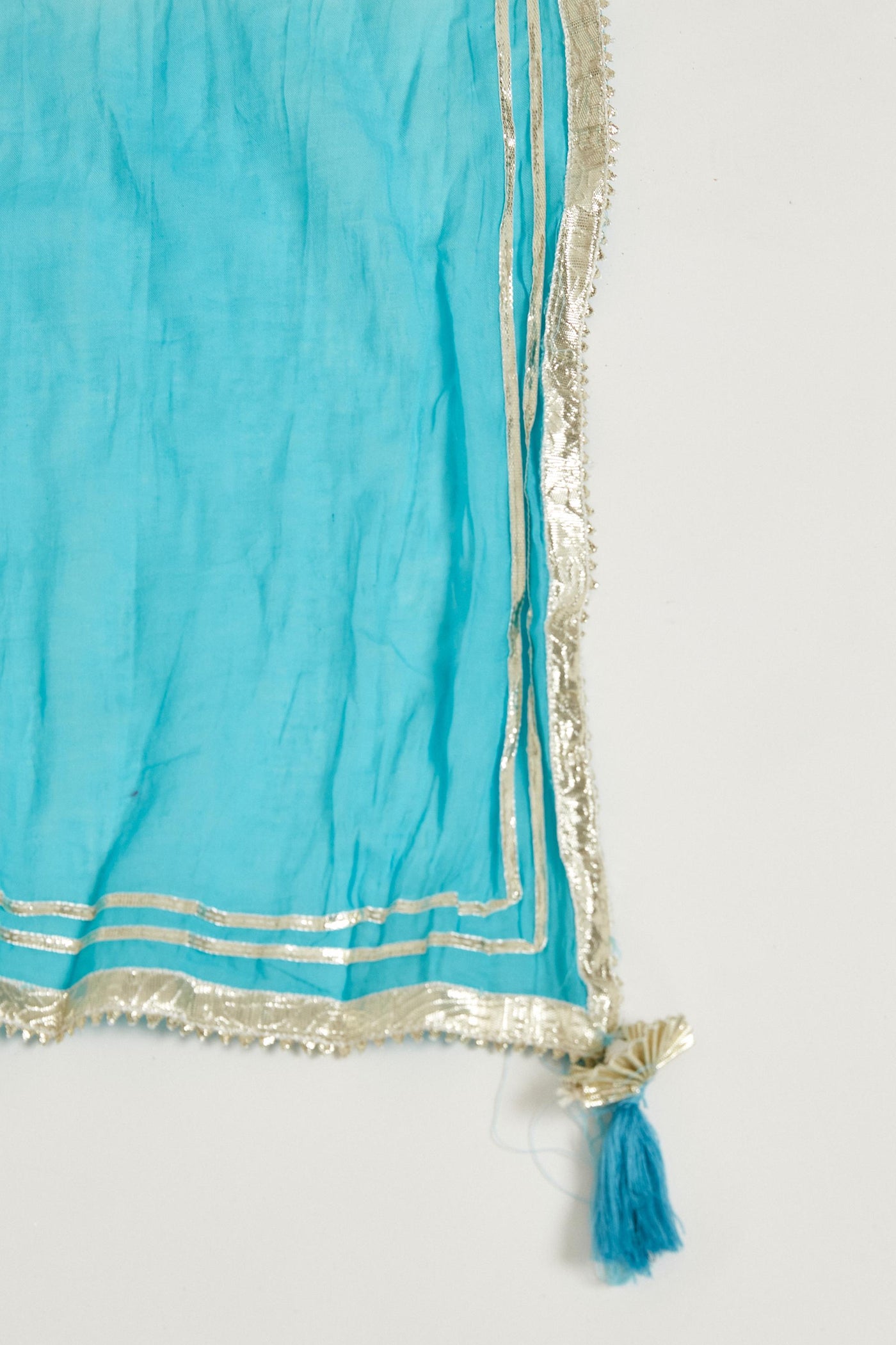 Neeru's Ferozi Color Cotton Fabric Salwar Kameez