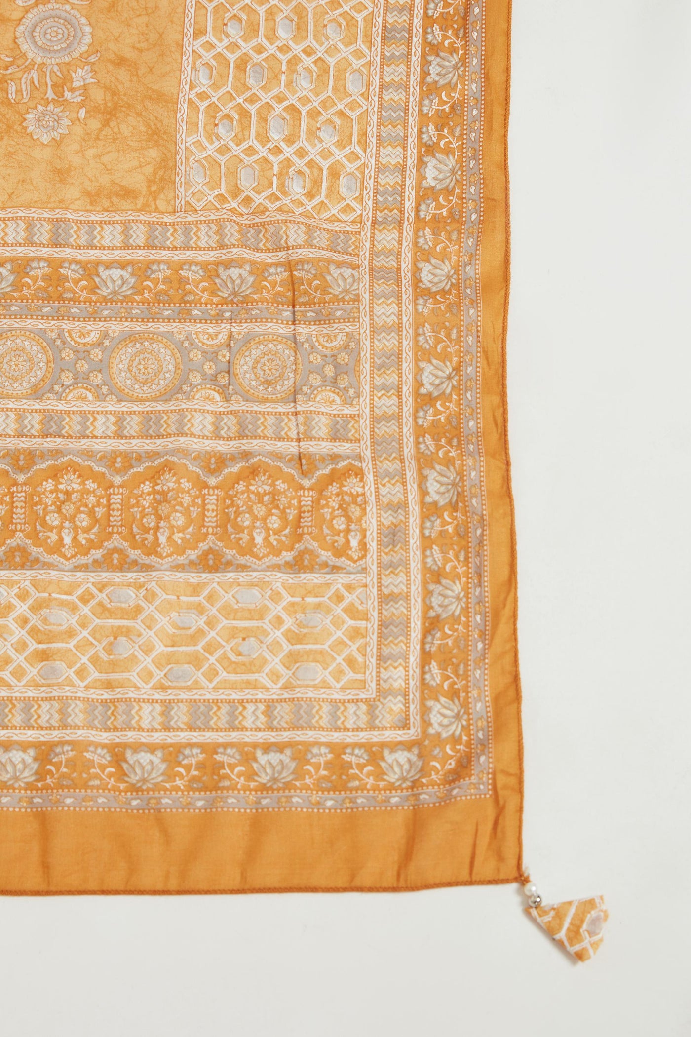 Neeru's Mustard Color Muslin Fabric Salwar Kameez