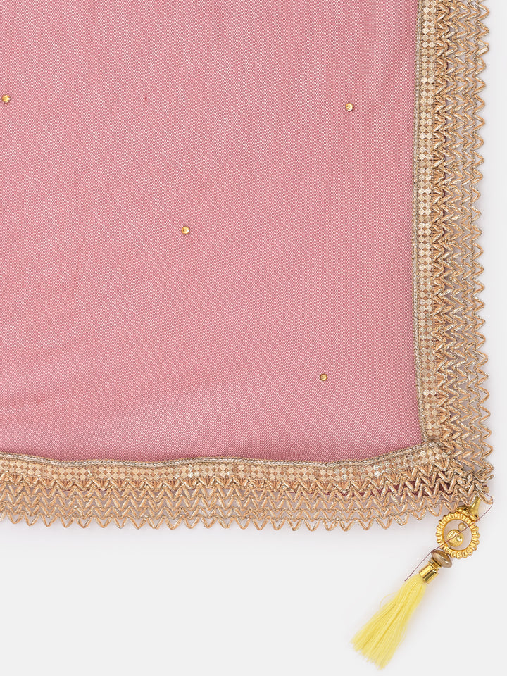 Neerus White Georgette Embroidered Sharara Set - detail view 4