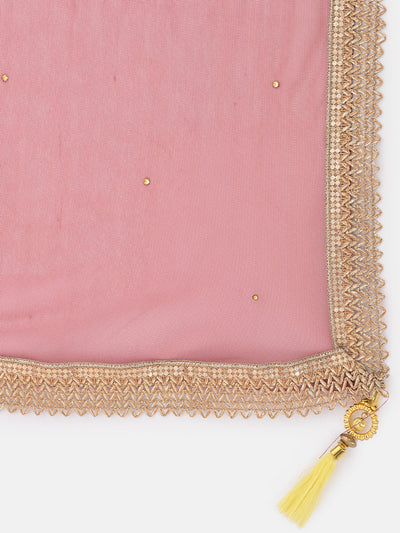 Neeru'S Off White Color Georgette Fabric Suit-Gharara