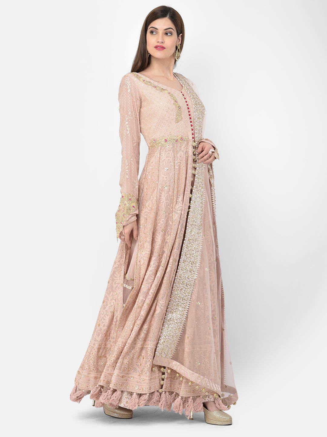 Neerus Mouse Color Georgette Fabric Salwar Kameez