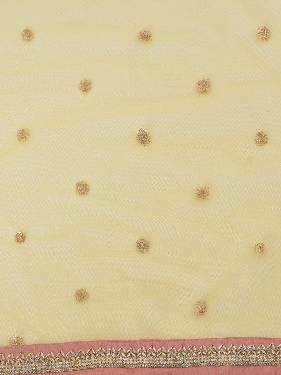 Neeru'S Yellow Colour Georgette Fabric Suit-Gharara