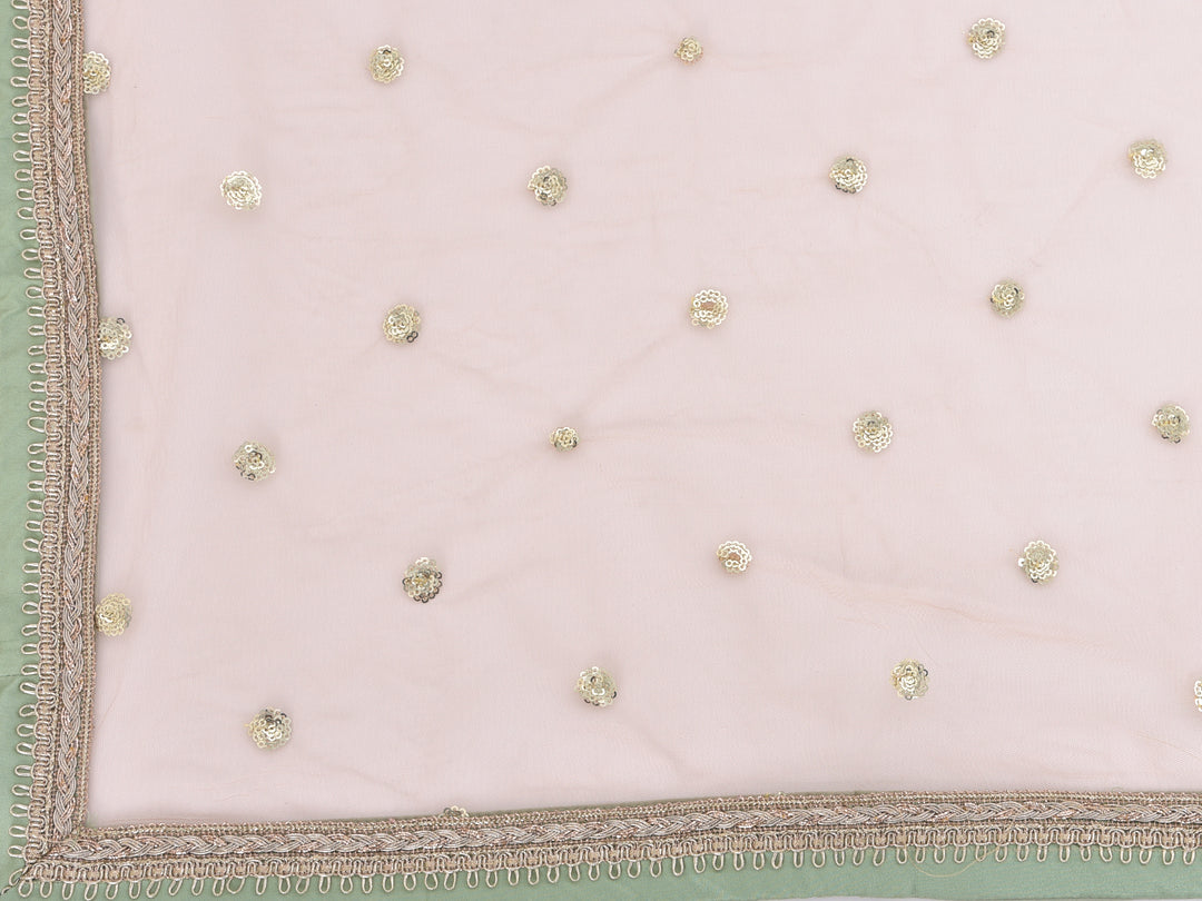 Neerus Green Georgette Embroidered Sharara Set - detail view 3