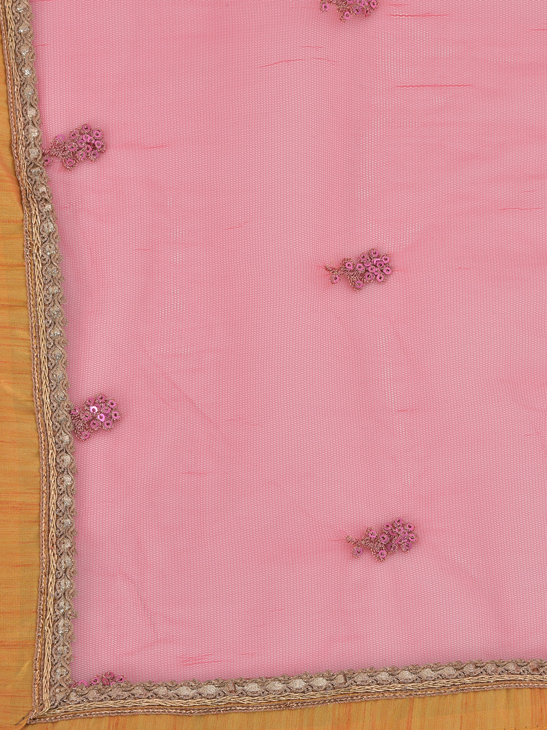 Neeru'S Yellow Colour Georgette Fabric Suit-Gharara
