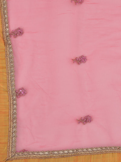 Neeru'S Yellow Colour Georgette Fabric Suit-Gharara