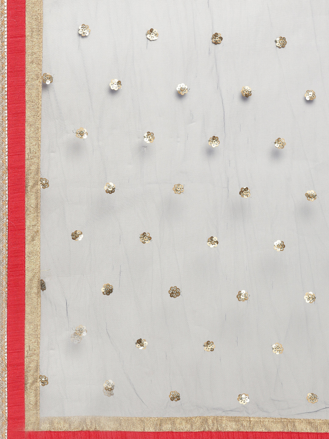 Neerus Red & Blue Embellished Lehenga Set