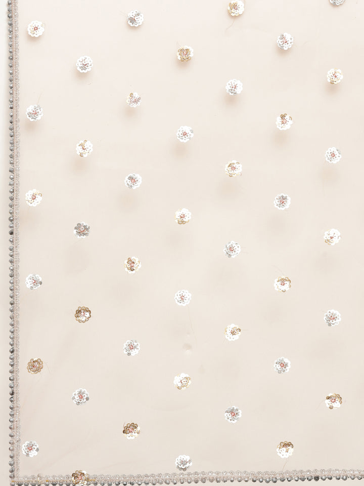 Neerus Peach Embellished Lehenga Set