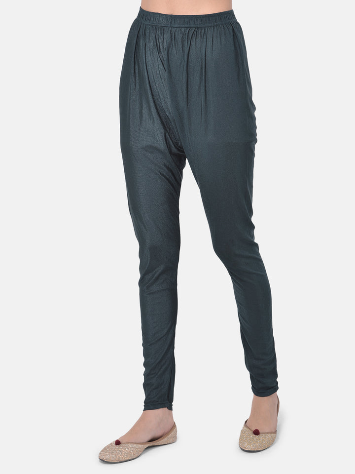 Neerus Grey & Yellow Printed Anarkali Kurta With Dupatta