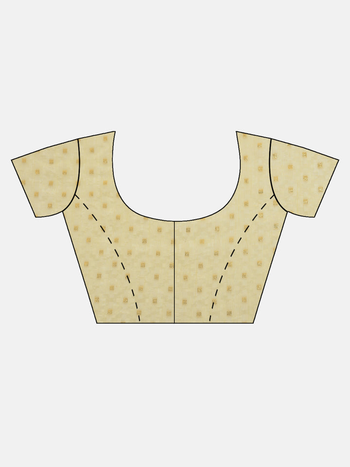 Neerus Yellow Printed Saree With Blouse