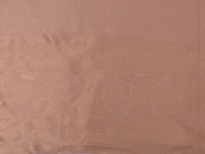 Neerus Onion Color Dupion Fabric Saree