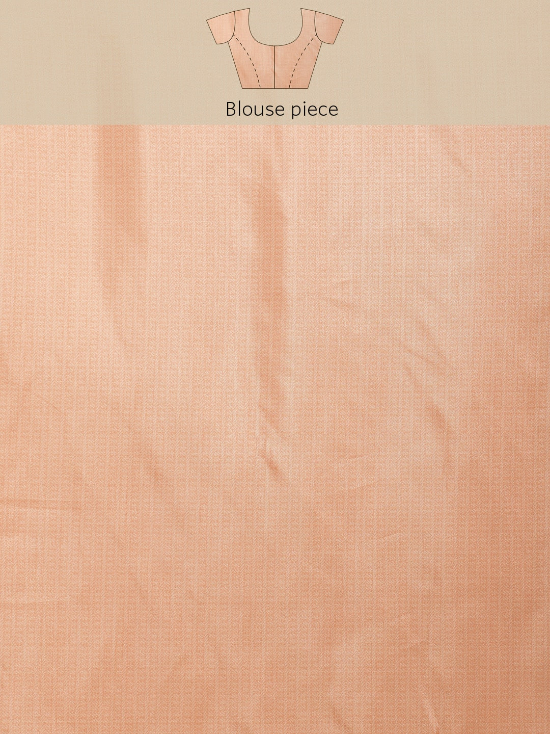 Neerus Orange organza saree - detail view 3