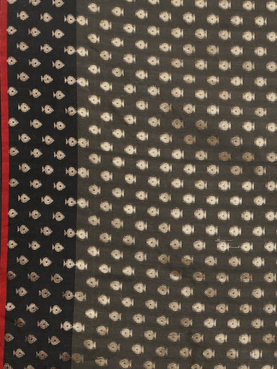 Neeru's Gold Printed Saree With Blouse