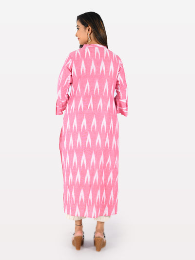 Neerus Women Pink Color Flex Fabric Tunic "48"
