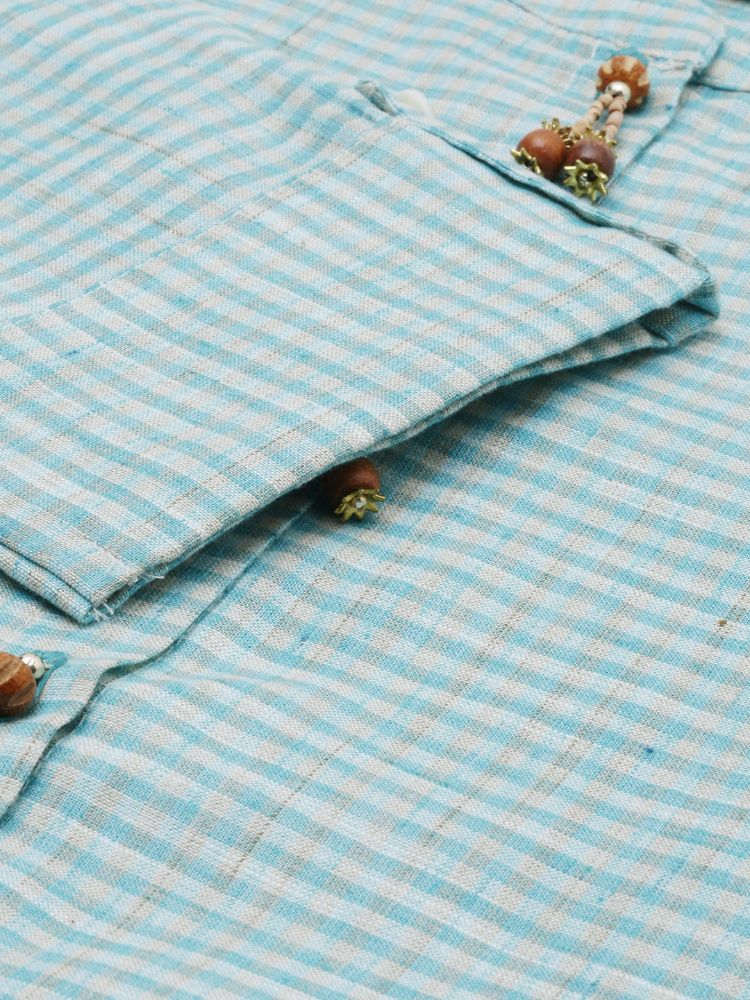 Neerus Sea Green Colour Cotton Fabric Tunic "48"