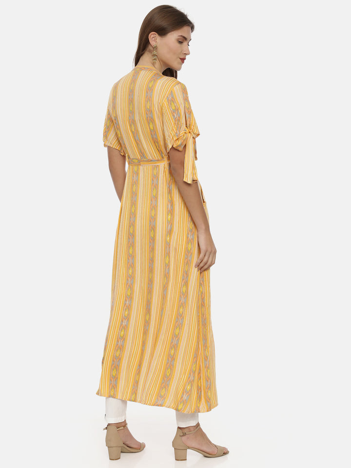 Neerus Amber Printed Anarkali Kurta