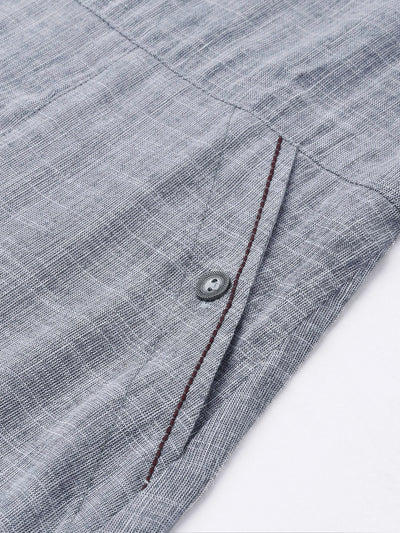 Neeru's Grey Straight Kurta