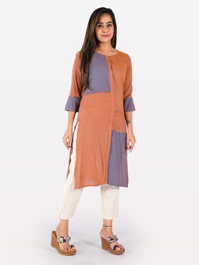 Neeru's Multicolo Straight Kurta