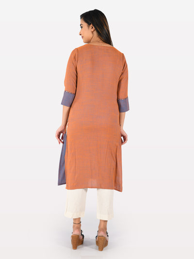 Neeru's Multicolo Straight Kurta
