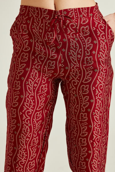 Neeru'S MAROON Colour MUSLIN Fabric SUIT