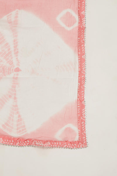Neeru's Pink Color Cotton Fabric Kurta Set