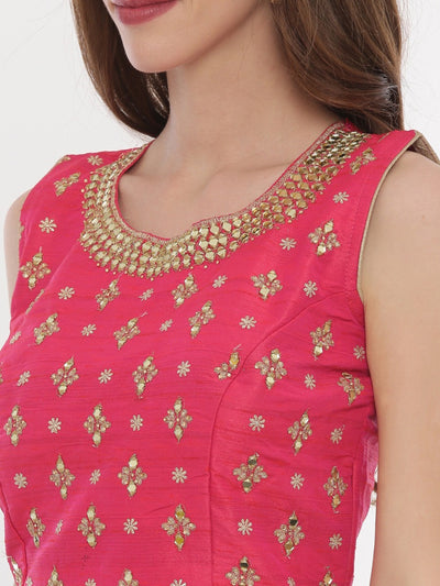 Neeru's Multicolor Zari Lehenga Set