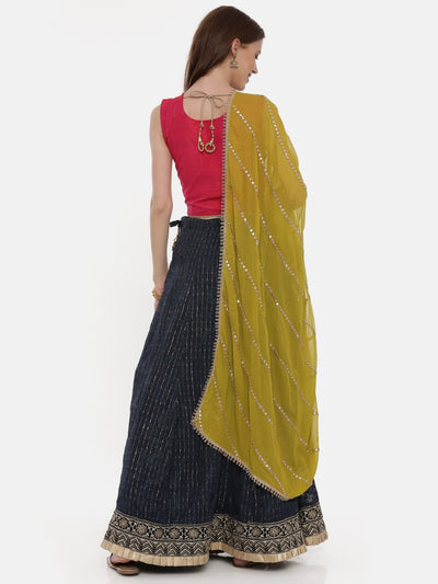 Neeru's Multicolor Zari Lehenga Set