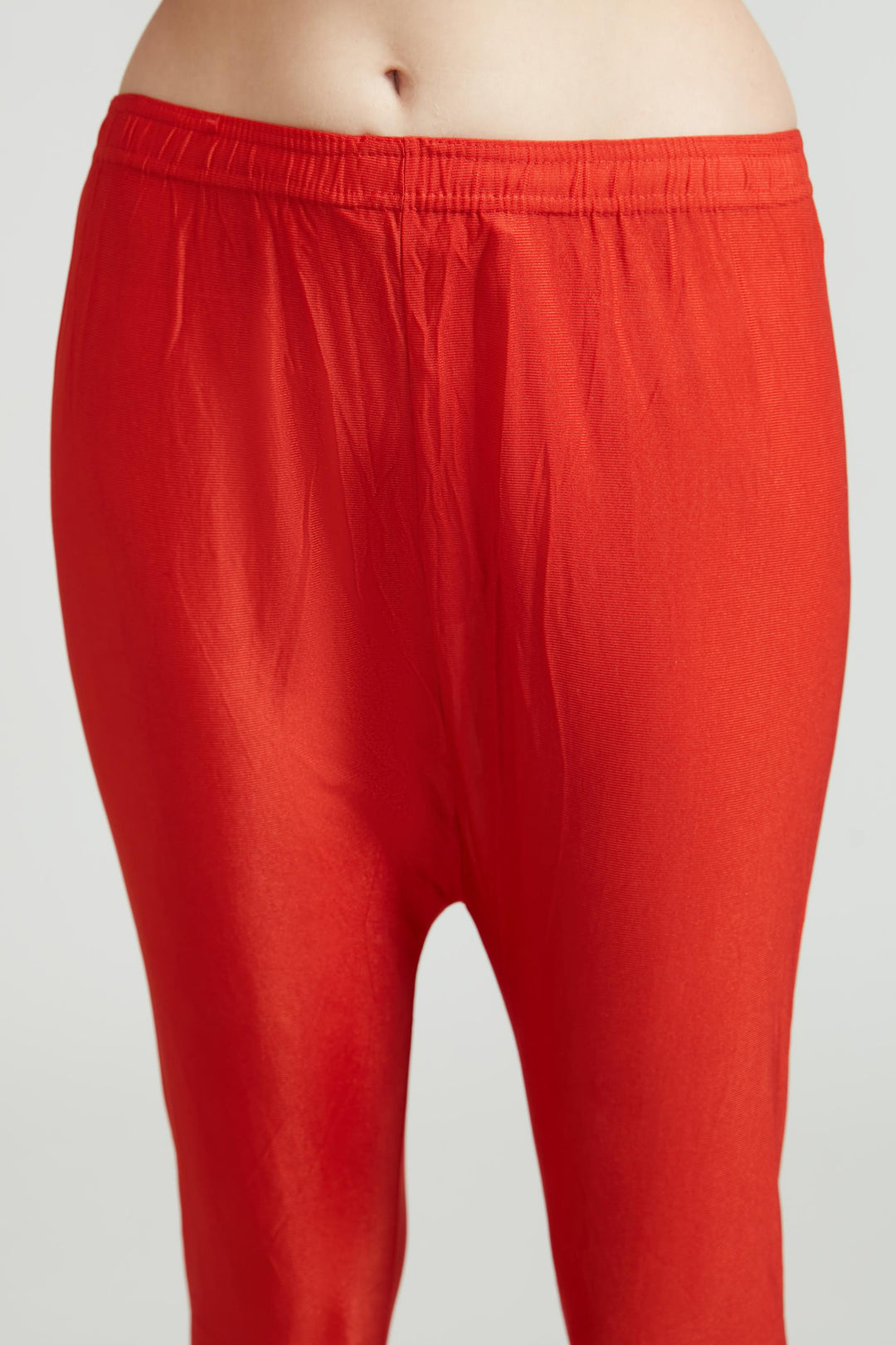 Neerus Red Color Georgette Fabric Anarkali Suit Set