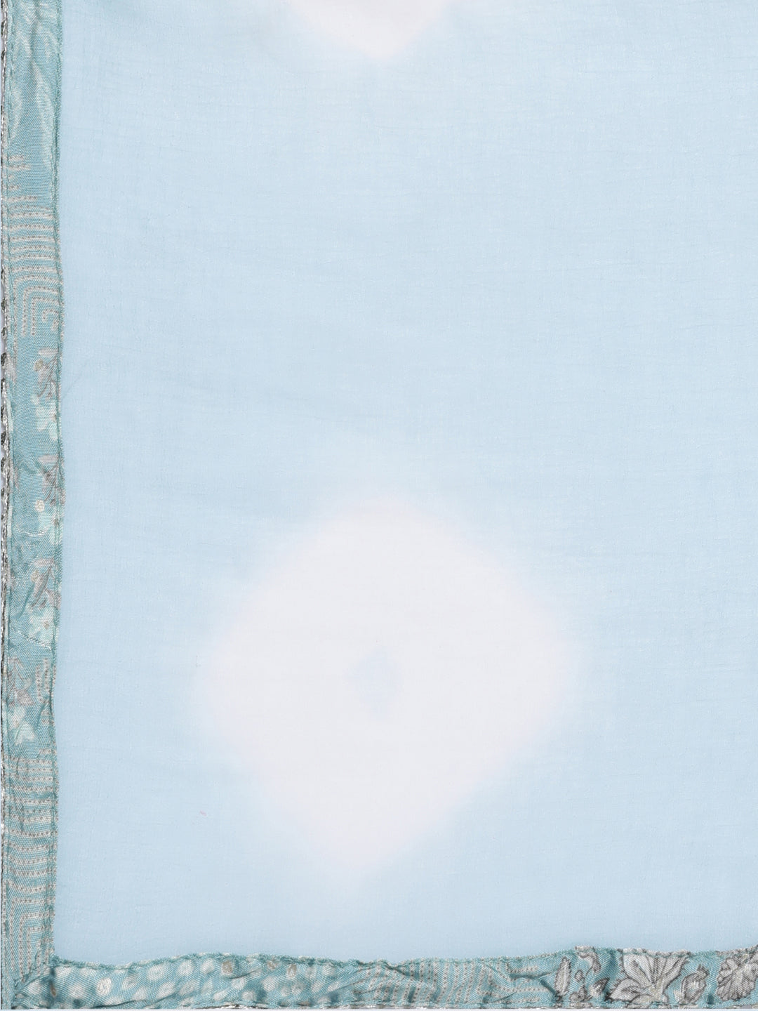 Neerus Green muslin printed sharara set - detail view 4