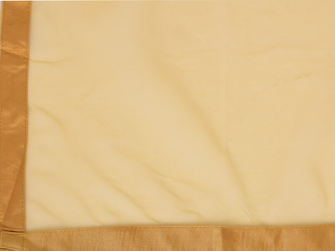 Neerus Yellow net embellished lehenga set - detail view 1