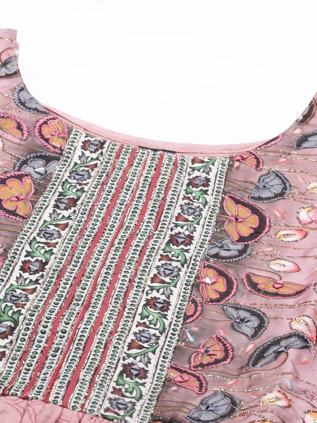 Neeru'S ONION Color COTTON Fabric Kurta