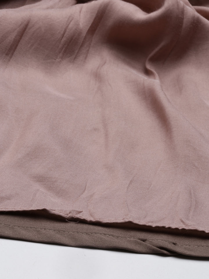 Neerus Mouse Color Muslin Fabric Kurta