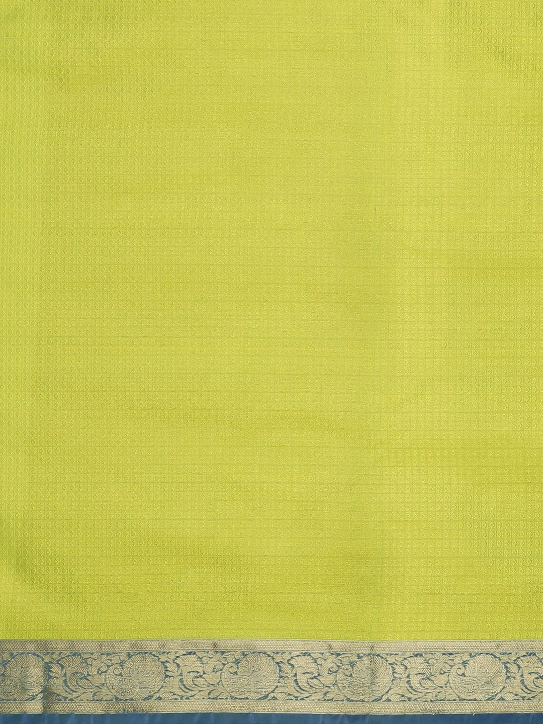 Neerus Green Color Silk Cotton Fabric Saree With Blouse Piece