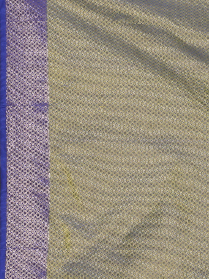 Neerus Green Color Silk Cotton Fabric Saree With Blouse Piece