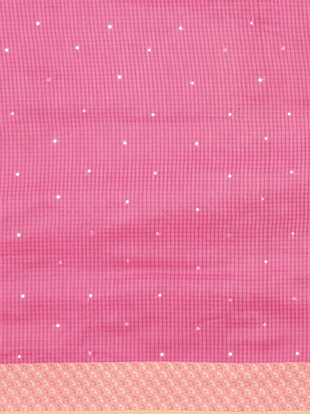 Neeru'S Pink Color, Kora Fabric Saree