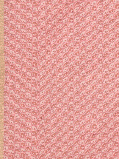 Neeru'S Pink Color, Kora Fabric Saree