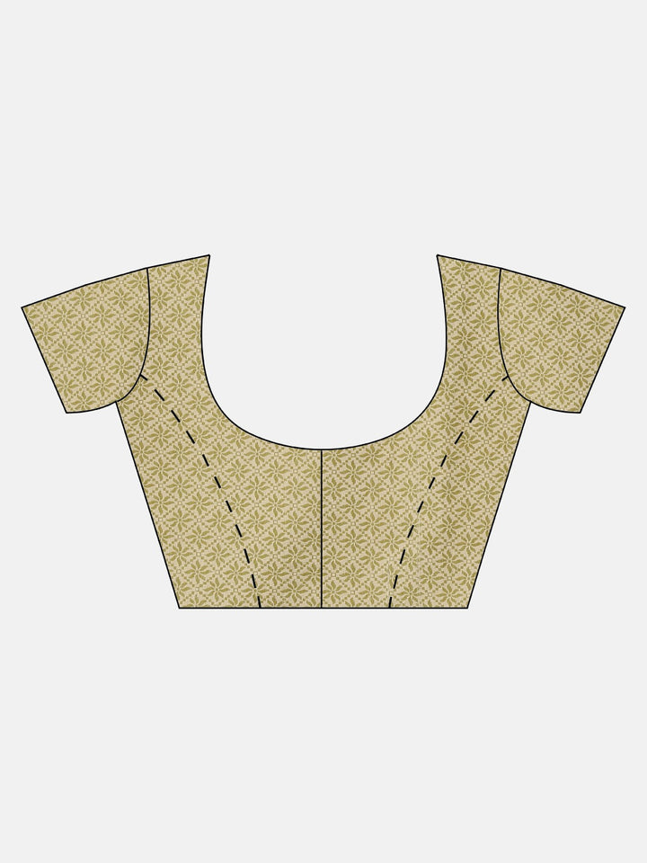 Neerus Yellow Woven Design Silk Cotton Saree