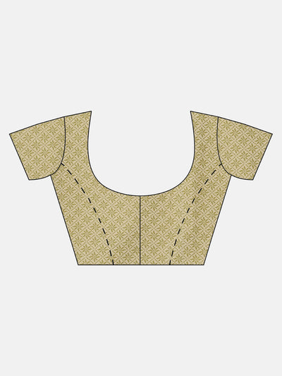 Neeru's Yellow Woven Design Silk Cotton Saree
