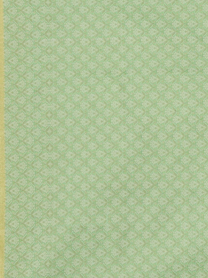 Neerus Green Color Kora Fabric Saree