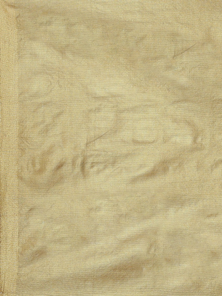 Neerus Beige Pink Polyester Woven Design Saree