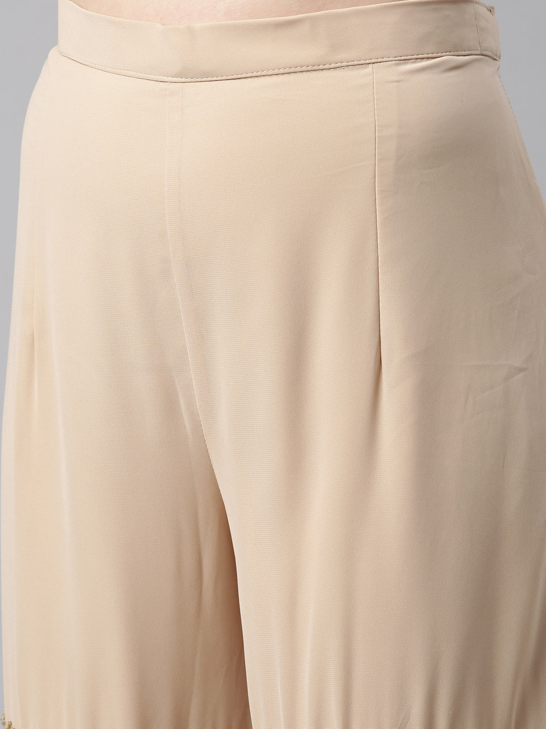 Neerus Pista Color Georgette Fabric Kurta Set