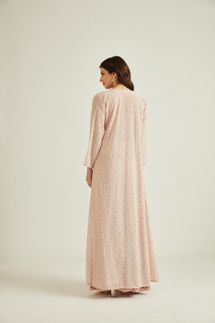 Neerus Onion Colour Georgette Fabric Suit