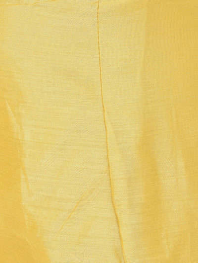 Neeru's'S Yellow Color Chanderi Fabric Suit-Pant