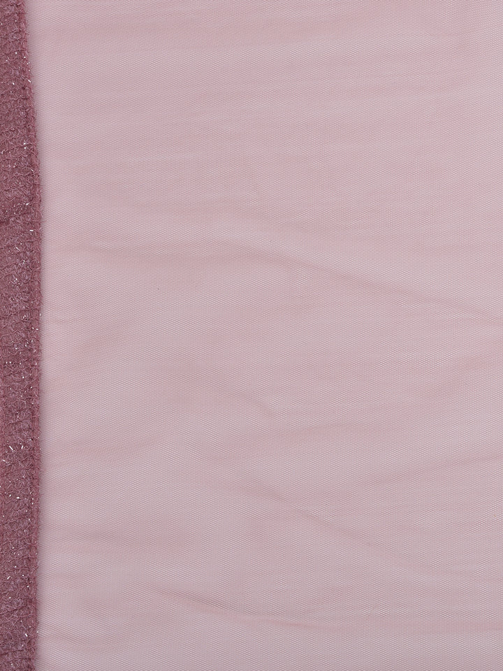 Neerus Onion Colour Nett Fabric Gown