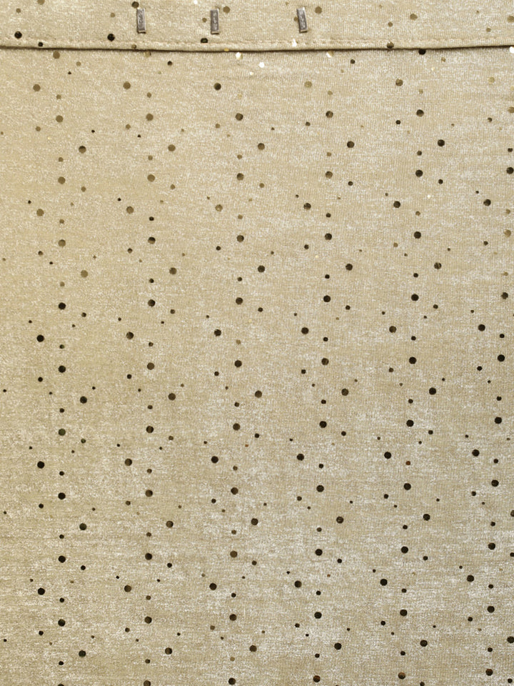 Neerus Olive Color Viscose Rayon Fabric Drape Saree With Stitched Blouse