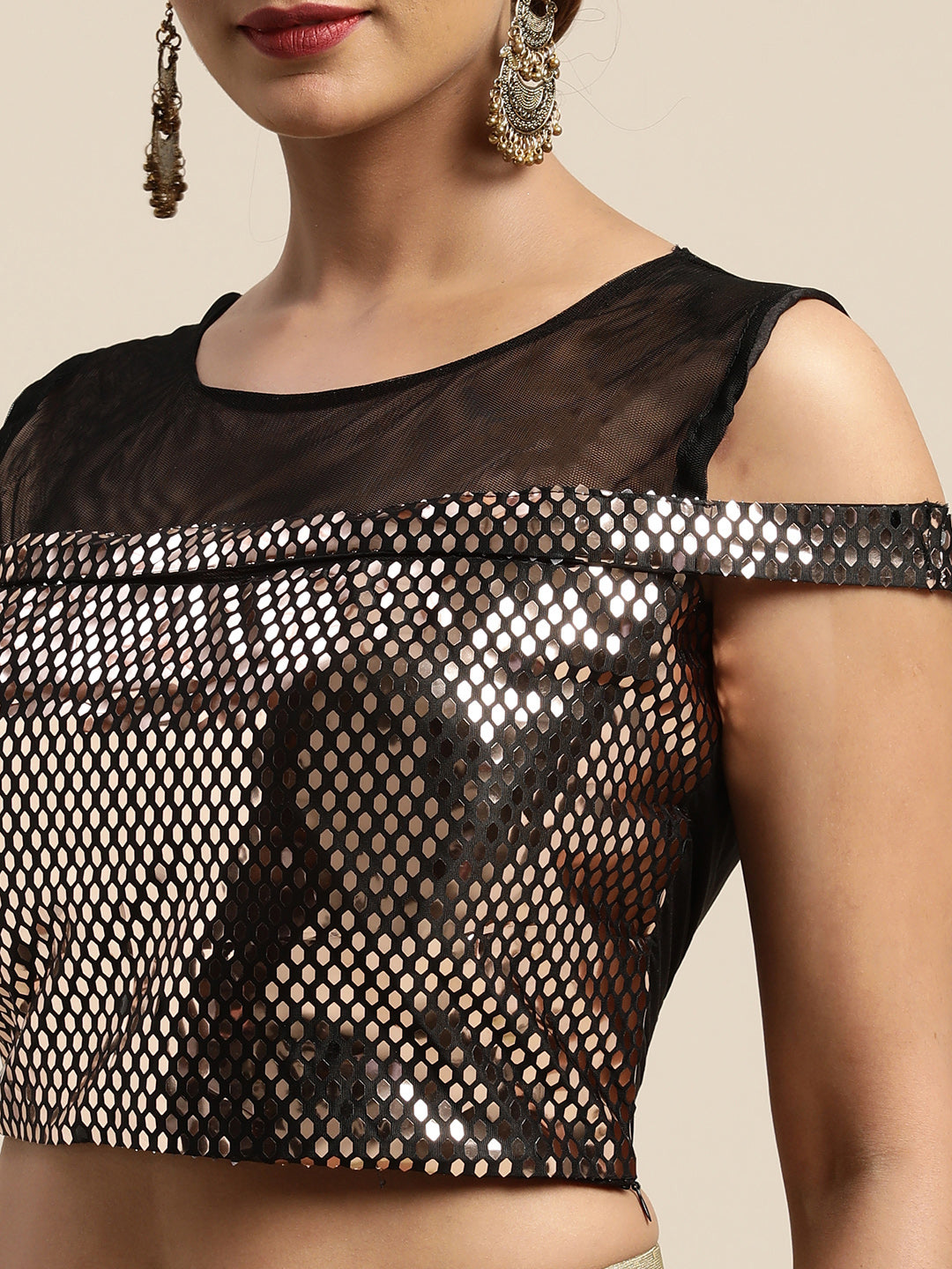 Neerus Olive Color Viscose Rayon Fabric Drape Saree With Stitched Blouse